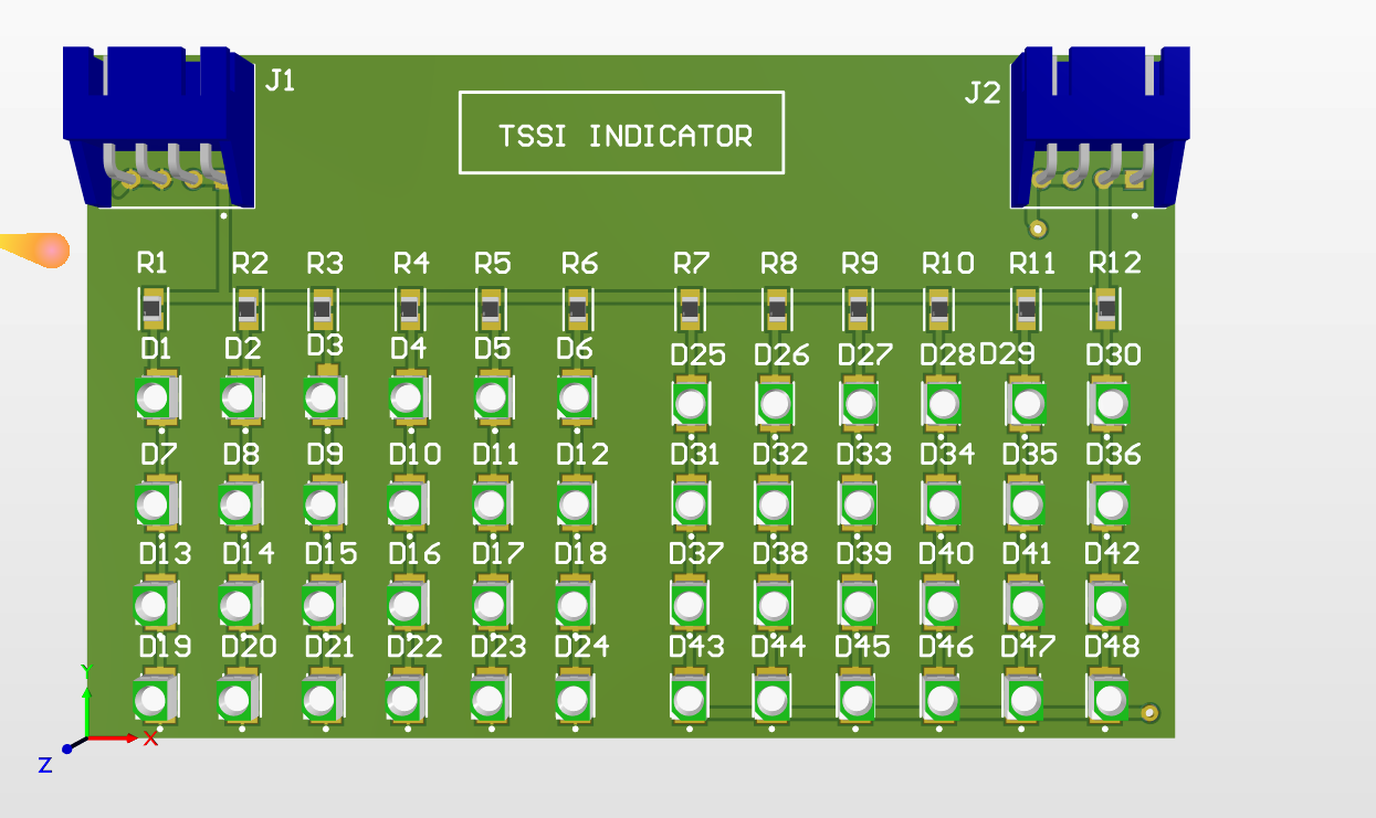 TSSI Indicator PCB — Dalhousie Formula SAE